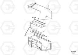 87045 Battery box with fitting parts L180F HL HIGH-LIFT, Volvo Construction Equipment