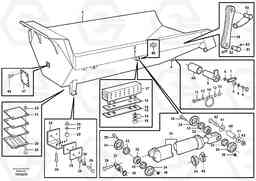 82797 Dumper basket with fitting parts A40D, Volvo Construction Equipment