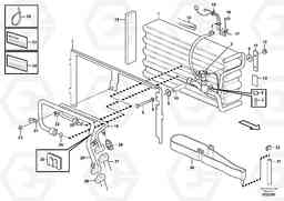 81485 Evaporator for cooling agent R134a with fitting parts. L180F HL HIGH-LIFT, Volvo Construction Equipment