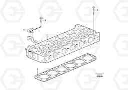 26965 Cylinder head with fitting parts EC700BHR HIGH REACH DEMOLITION, Volvo Construction Equipment