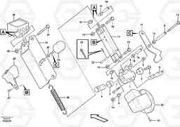 104720 Release mechanism L180F HL HIGH-LIFT, Volvo Construction Equipment