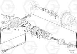 36846 Travelling gear motor assy ECR48C, Volvo Construction Equipment