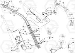 102445 Hydraulic circuit ( boom ) ECR38 TYPE 602, Volvo Construction Equipment