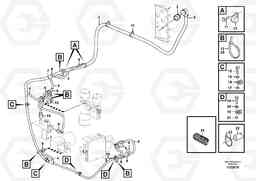 89040 Cable harness, under cab L60F, Volvo Construction Equipment