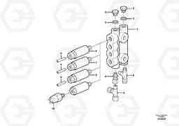 85684 Distribution block, B4 L180F HL HIGH-LIFT, Volvo Construction Equipment