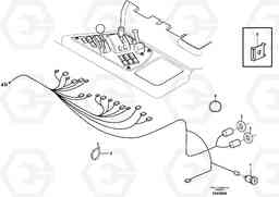 73 Cable harnesses, control panel A30D S/N 12001 - S/N 73000 - BRA, Volvo Construction Equipment