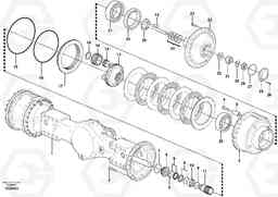 51878 Hub reduction, motorunit A35E FS FULL SUSPENSION, Volvo Construction Equipment