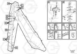 94844 Automatic lubrication system, arm EW210C, Volvo Construction Equipment