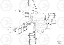 97279 Slewing gear motor installation ECR38 TYPE 602, Volvo Construction Equipment