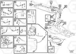 7677 Automatic lubrication system, boom EW180C, Volvo Construction Equipment