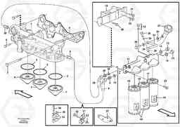 91139 Oil filter with fitting parts A40E FS FULL SUSPENSION, Volvo Construction Equipment