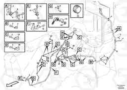 82410 Cable harness, front L350F, Volvo Construction Equipment