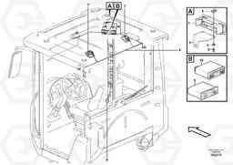 6717 Radio bracket L70F, Volvo Construction Equipment