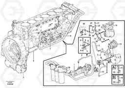 84955 Lubricating oil system A40E, Volvo Construction Equipment