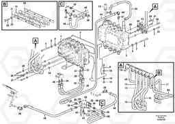 74151 Working hydraulic, hammer and shear for 2nd pump flow EW140C, Volvo Construction Equipment