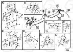 104274 Working hydraulics, front dozer blade and rear outrigger EW160C, Volvo Construction Equipment