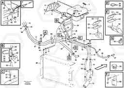 100917 Expansion tank with fitting parts A40E, Volvo Construction Equipment