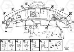 5070 Cable harnesses, instrument panel A40D, Volvo Construction Equipment