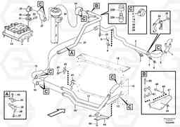 90074 Cooling system, radiator - coolant pump A40E, Volvo Construction Equipment