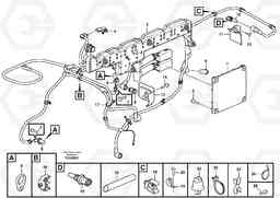 105822 Cable harness, engine, Ecu A40E FS FULL SUSPENSION, Volvo Construction Equipment