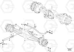 45612 Planet axles with fitting parts BL60 S/N 11315 -, Volvo Construction Equipment