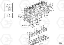 97785 Cylinder block A40E, Volvo Construction Equipment