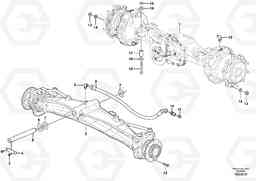 44380 Planet axles with fitting parts BL61 S/N 11459 -, Volvo Construction Equipment