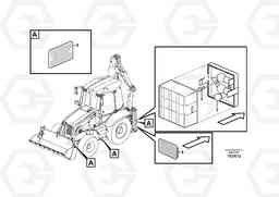 46368 Lighting, rear BL71PLUS S/N 10495 -, Volvo Construction Equipment