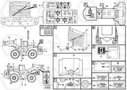 2915 Sign plates and decals L180E S/N 8002 - 9407, Volvo Construction Equipment