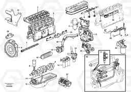 63225 Engine EC460B SER NO INT 11515- EU&NA 80001-, Volvo Construction Equipment