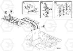 78011 Servo system, elevating cab, pedal EW160C, Volvo Construction Equipment