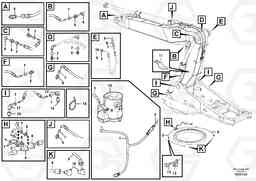 91317 Automatic lubrication system, boom EW160C, Volvo Construction Equipment