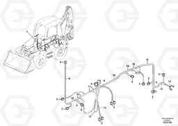 12147 Cable harness chassis BL70 S/N 11489 -, Volvo Construction Equipment