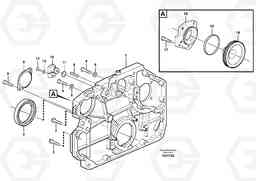 2267 Timing gear casing L40B S/N 1911500 - S/N 1921500 -, Volvo Construction Equipment
