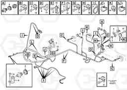 24368 Rear cable harness with assembly parts L120F, Volvo Construction Equipment