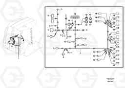 81531 Cable harness, control panel right BL71 S/N 16827 -, Volvo Construction Equipment