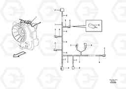 6392 Cable harness, transmission. BL61, Volvo Construction Equipment