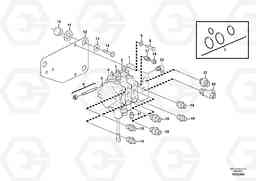 105616 Valve body with fitting parts BL61 S/N 11459 -, Volvo Construction Equipment