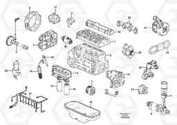 64087 Engine L45F, Volvo Construction Equipment