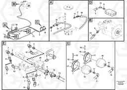 102124 Hydraulic system, upper brake line EW210C, Volvo Construction Equipment