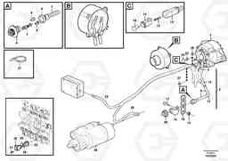 86392 Cable harness, alternator L180F HL HIGH-LIFT, Volvo Construction Equipment