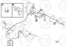 91012 Hydraulic system, lower brake line EW210C, Volvo Construction Equipment