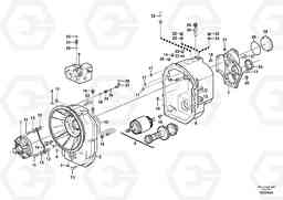 31001 Hydraulic transmission with fitting parts BL71PLUS S/N 10495 -, Volvo Construction Equipment