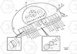 21780 Switch panel BL60 S/N 11315 -, Volvo Construction Equipment