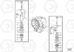 42125 Gear box housing with fitting parts BL71PLUS S/N 10495 -, Volvo Construction Equipment