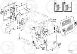 105826 Door, side EW210C, Volvo Construction Equipment