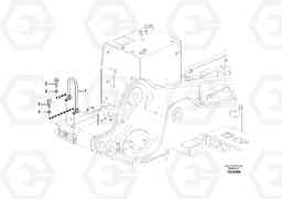 81132 Handrail EW180C, Volvo Construction Equipment