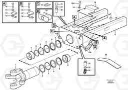 12712 Frame, rear A35D, Volvo Construction Equipment