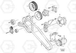 48519 Belt transmission L350F, Volvo Construction Equipment