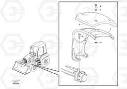 42589 Fender, front BL61 S/N 11459 -, Volvo Construction Equipment